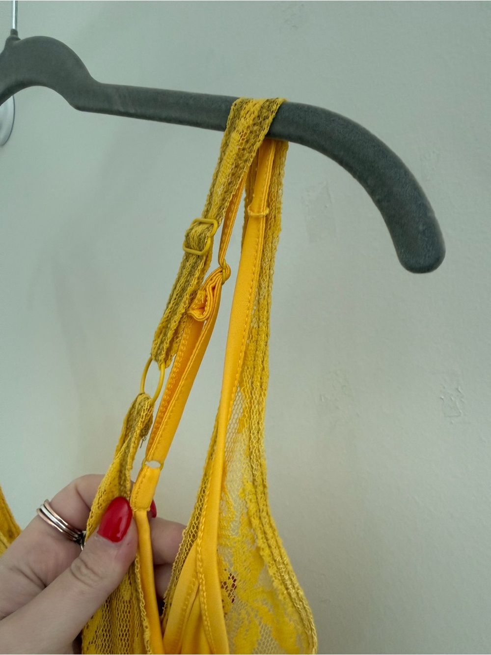 Urban Outfitters Yellow Lace Slip Dress - Picture 8 of 8